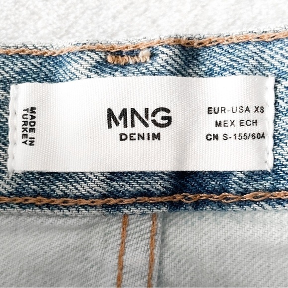 Mango Paneled Dual Denim Skirt - Picture 5 of 11